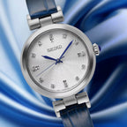 Dress Women Quartz White Dial Analog Leather Watch SRZ545P1