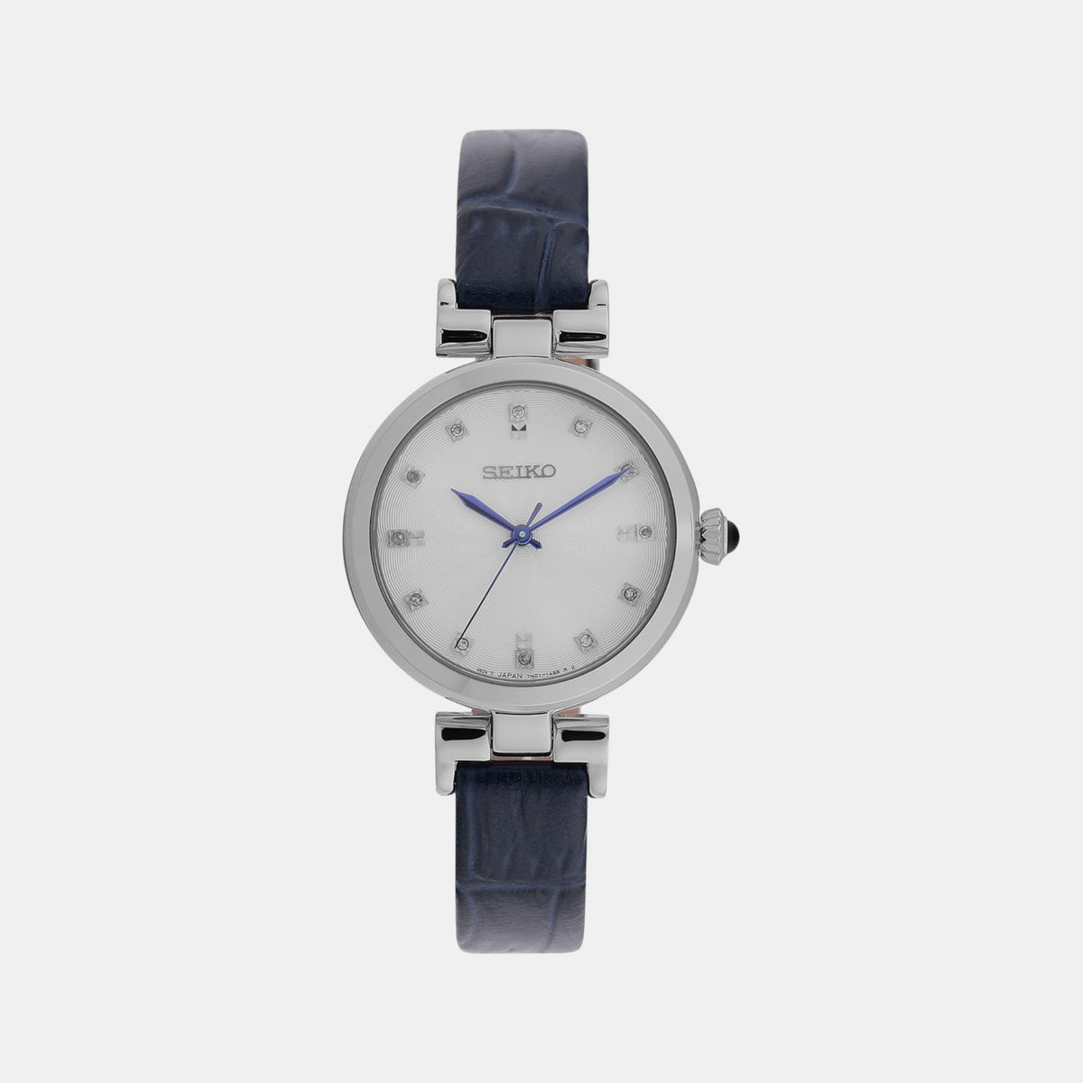Dress Women Quartz White Dial Analog Leather Watch SRZ545P1