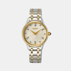 Seiko Round Champagne Analog watch