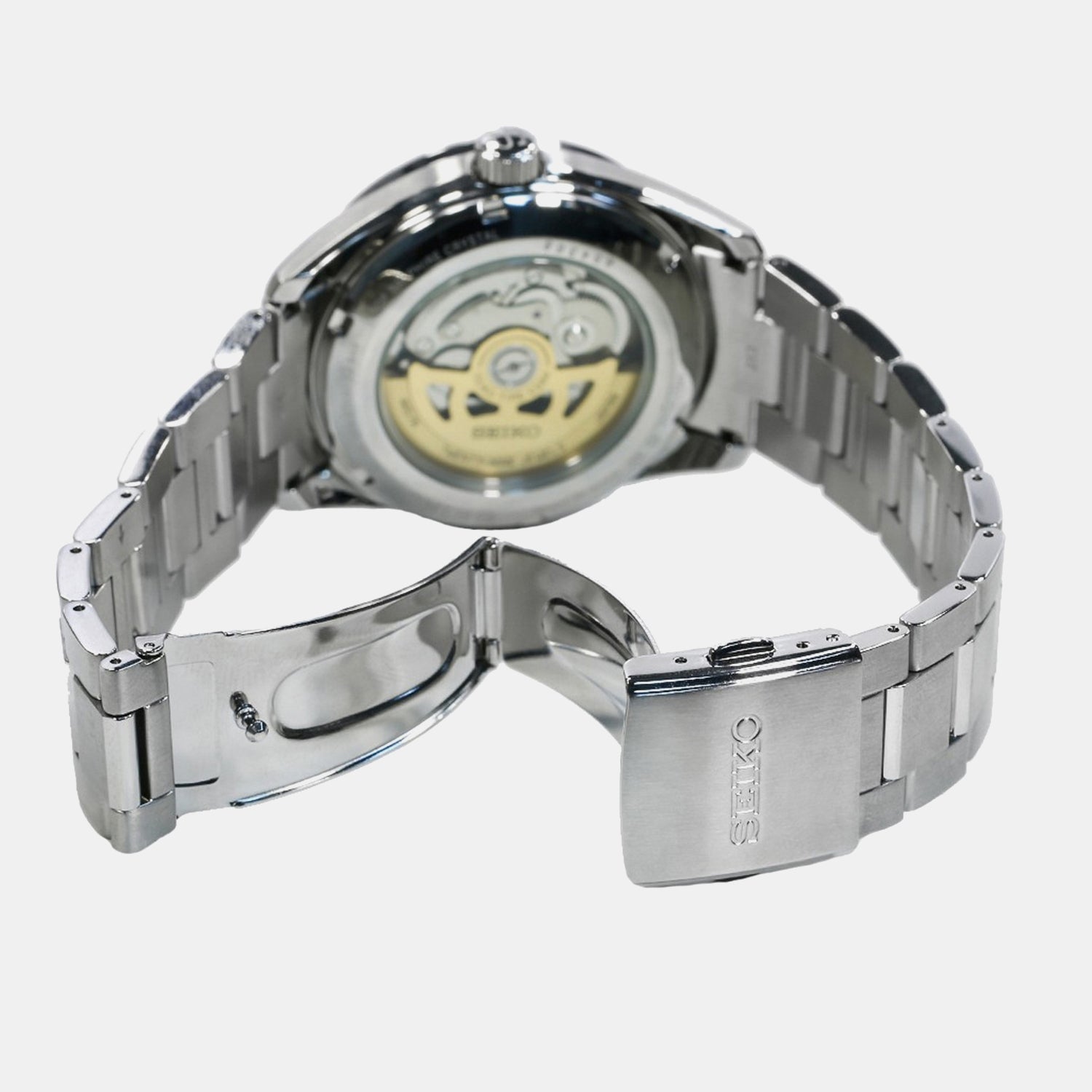 Presage Men Automatic Silver Dial Analog Stainless Steel Watch SSA303J1