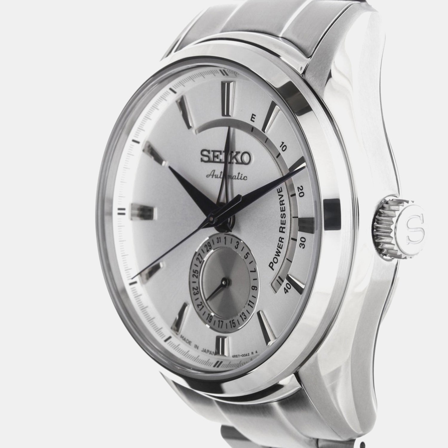 Presage Men Automatic Silver Dial Analog Stainless Steel Watch SSA303J1