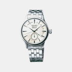 Men Automatic Silver Dial Analog Stainless Steel Watch SSA341J1