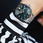 Presage Men Automatic Green Dial Analog Stainless Steel Watch SSA397J1