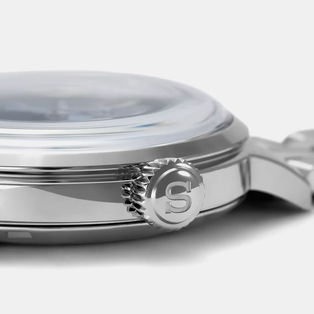 Presage Men Automatic Blue Dial Analog Stainless Steel Watch SSA439J1