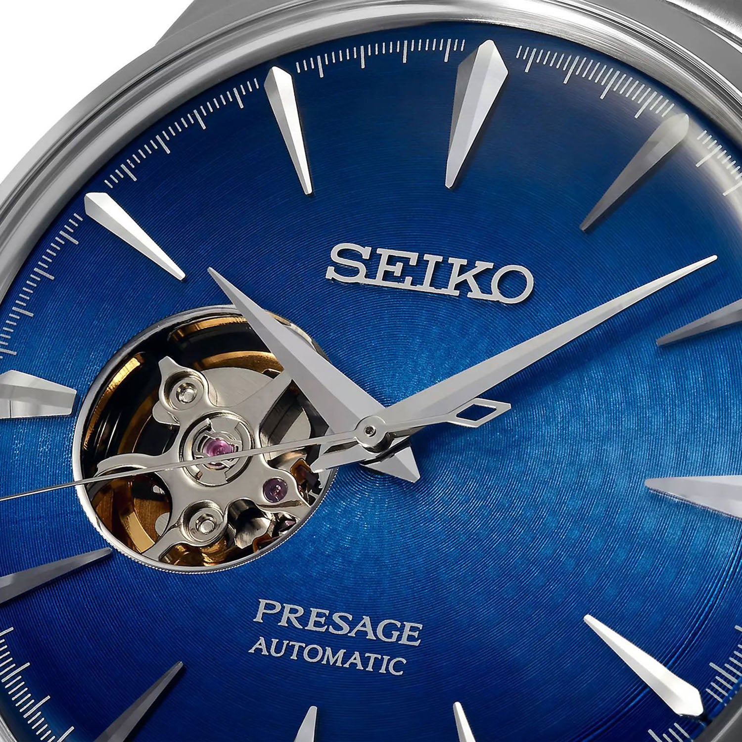 Presage Men Automatic Blue Dial Analog Stainless Steel Watch SSA439J1