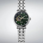 Seiko Men Round Green watch