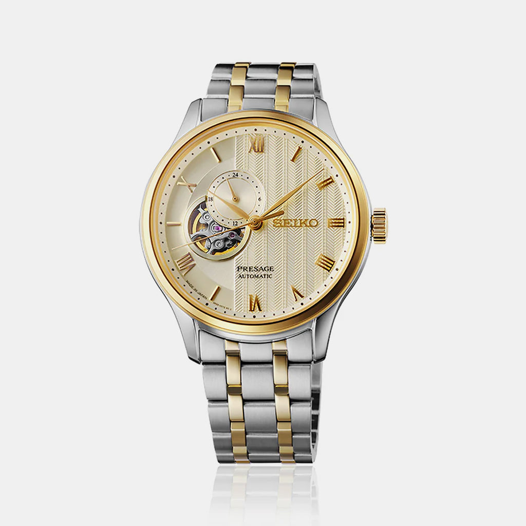 Seiko Round Golden Analog watch