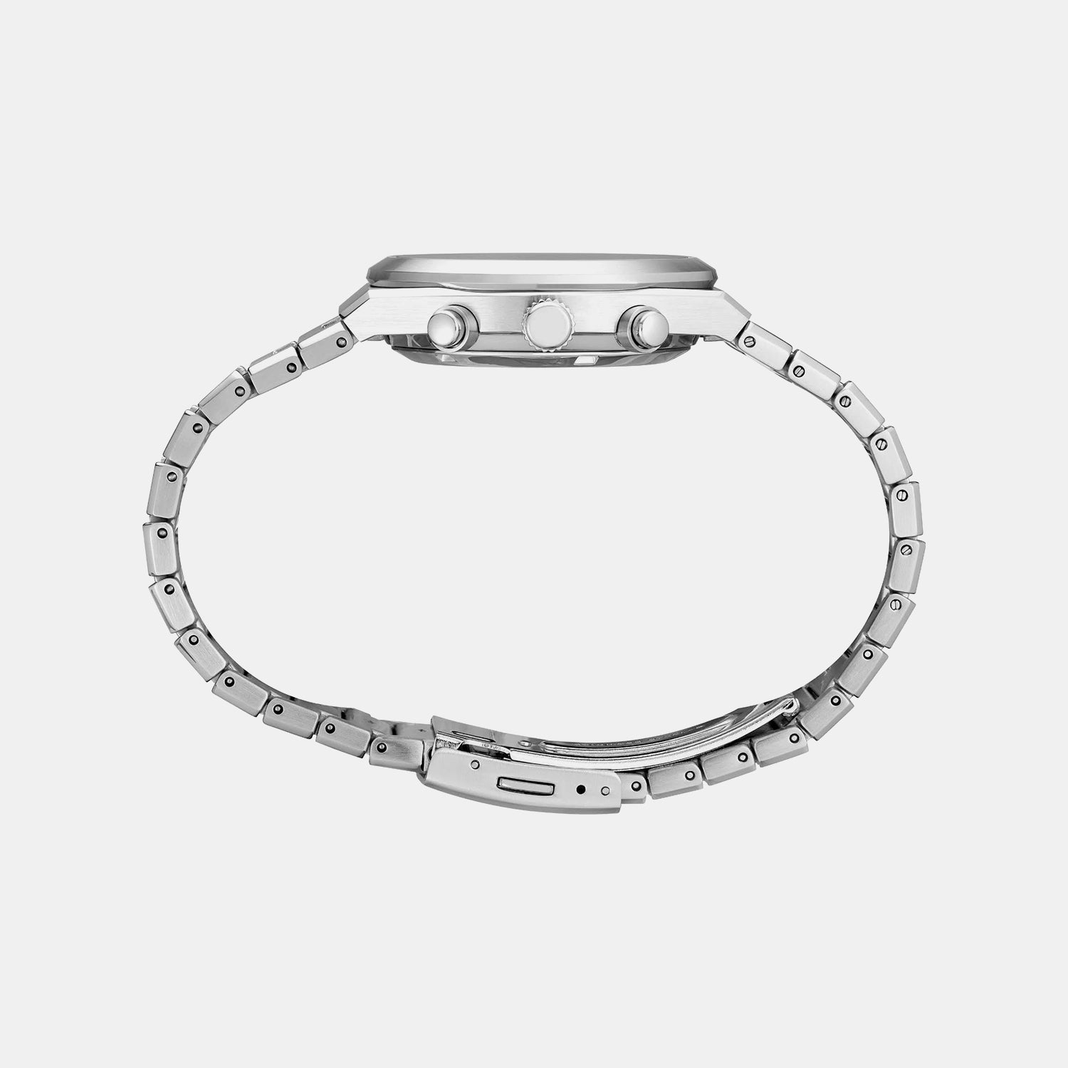 Dress Men Quartz Grey Dial Chronograph Stainless Steel Watch SSB455P1