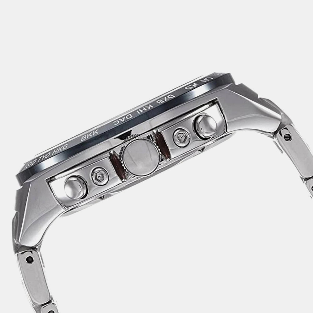 Prospex Men Solar Black Dial Chronograph Stainless Steel Watch SSC487P1