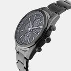 Macchina Sportiva Men Solar Black Dial Chronograph Stainless Steel Watch SSC773P1