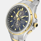 Coutura Men Quartz Black Dial Analog Stainless Steel Watch SSC798P1