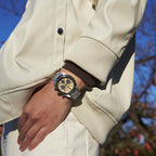 Prospex Men Solar Beige Dial Chronograph Stainless Steel Watch SSC817P1