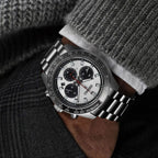 Prospex Men Solar White Dial Chronograph Stainless Steel Watch SSC911P1