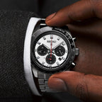 Prospex Men Solar White Dial Chronograph Stainless Steel Watch SSC911P1