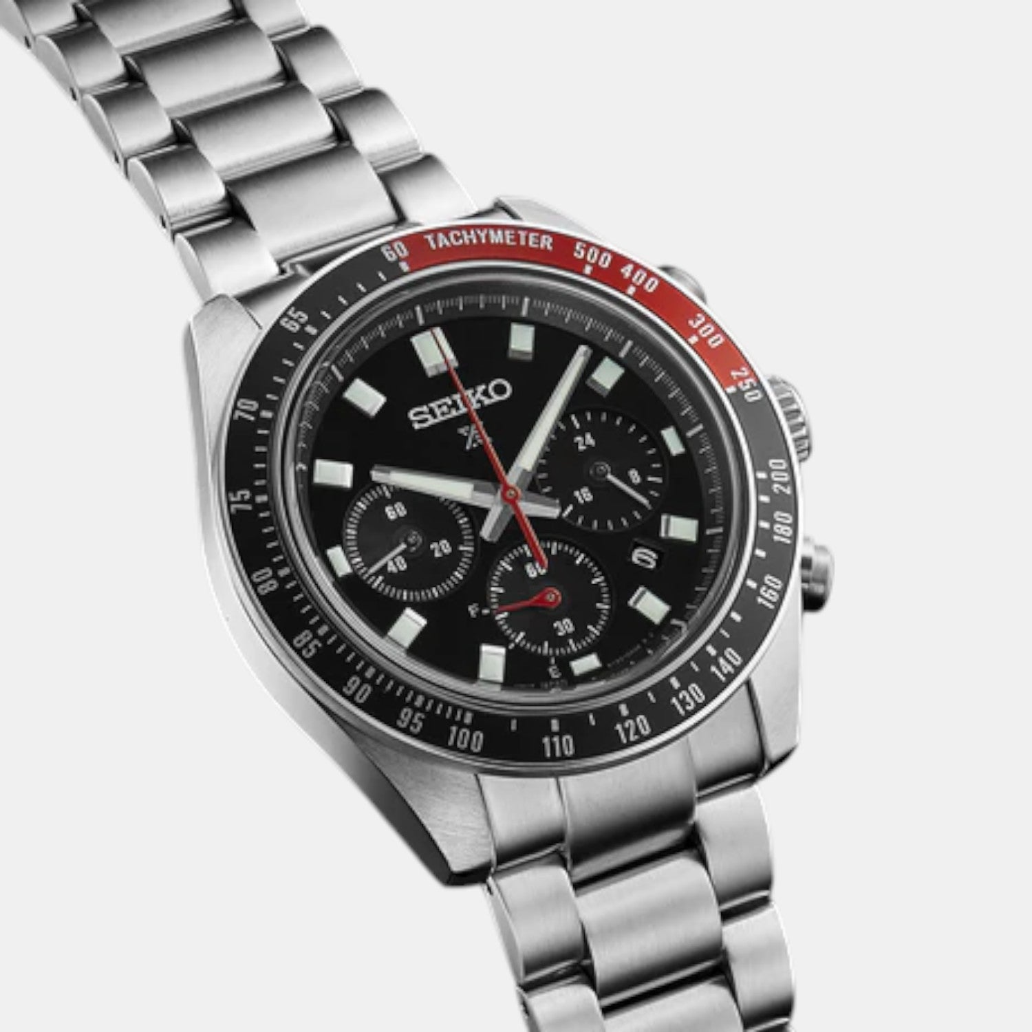 Prospex Men Solar Black Dial Analog Stainless Steel Watch SSC915P1