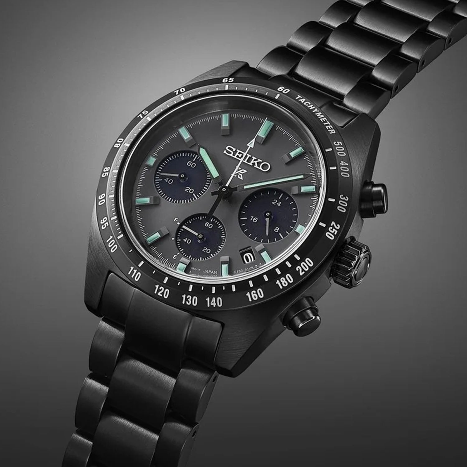 Prospex Men Solar Black Dial Analog Stainless Steel Watch SSC917P1