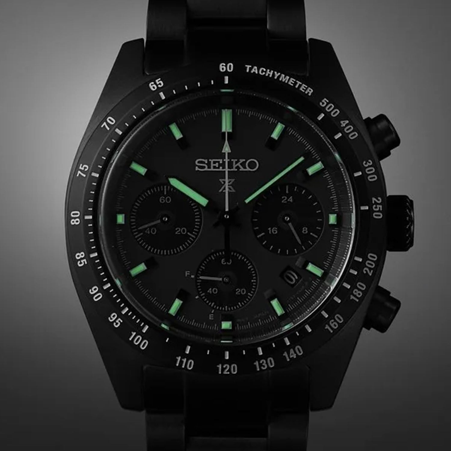 Prospex Men Solar Black Dial Analog Stainless Steel Watch SSC917P1