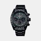 Prospex Men Solar Black Dial Chronograph Stainless Steel Watch SSC917P1