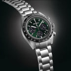 Prospex Men Solar Green Dial Chronograph Stainless Steel Watch SSC933P1