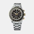 Prospex Men Solar Black Dial Chronograph Stainless Steel Watch SSC941P1