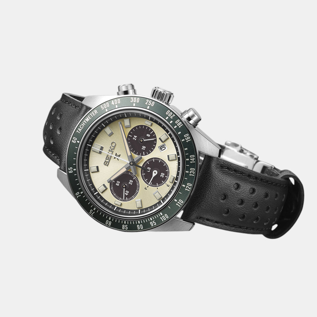 Seiko Men Round Black watch