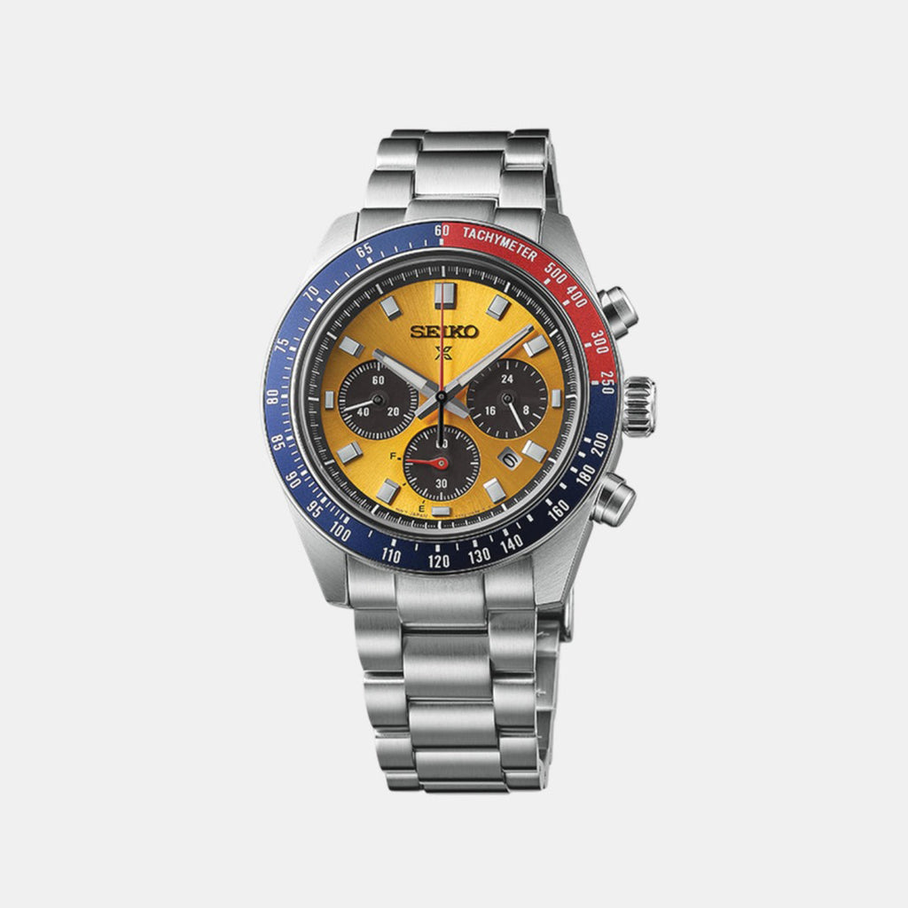 Seiko Round Orange Chronograph watch