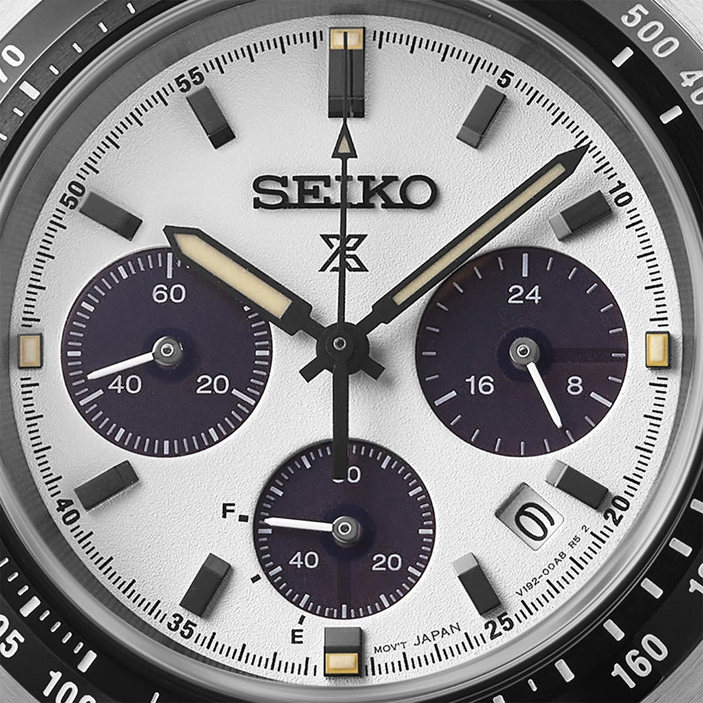 Prospex Men Solar White Dial Chronograph Stainless Steel Watch SSC961P1