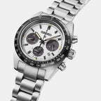 Prospex Men Solar White Dial Chronograph Stainless Steel Watch SSC961P1