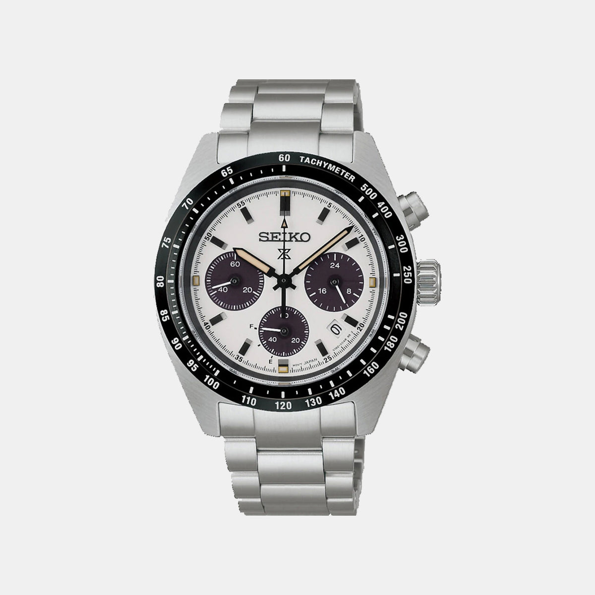 Prospex Men Solar White Dial Chronograph Stainless Steel Watch SSC961P1