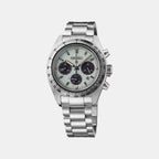 Prospex Men Solar Green Dial Chronograph Stainless Steel Watch SSC965P1