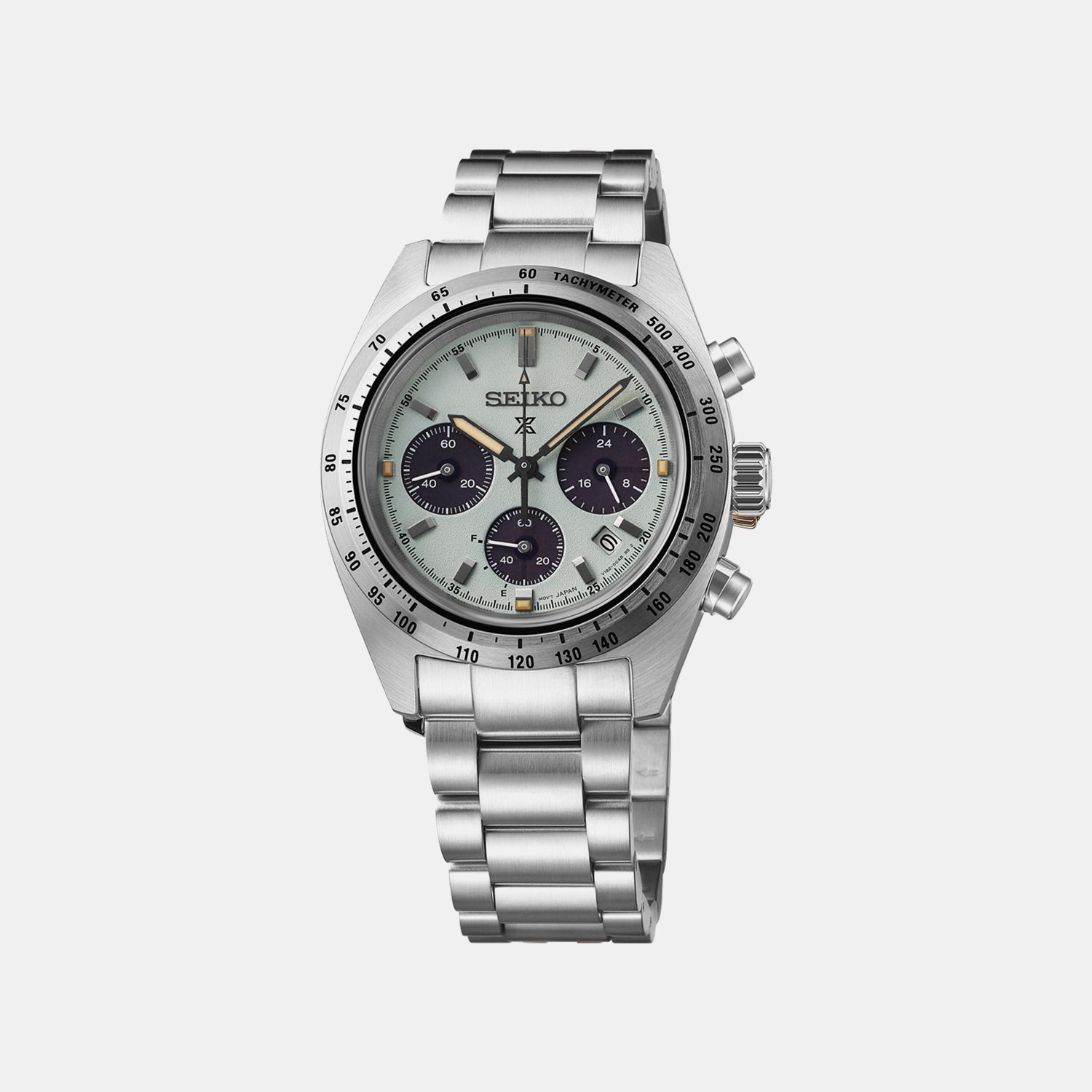 Prospex Men Solar Green Dial Chronograph Stainless Steel Watch SSC965P1