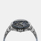 Astron Men Solar Blue Dial Chronograph Stainless Steel Watch SSH109J1