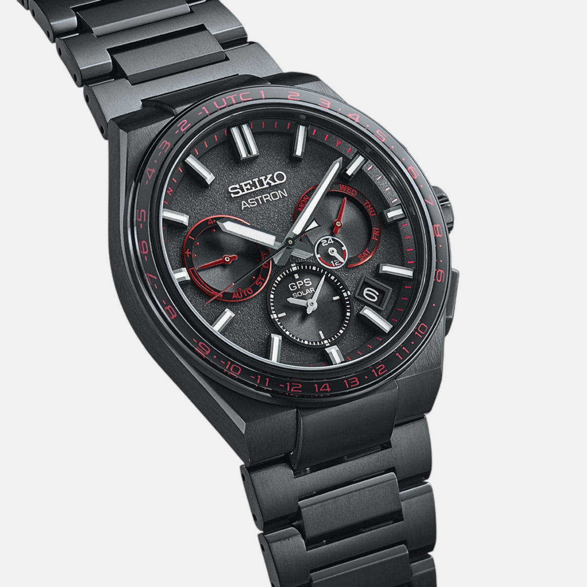 Seiko 42.70 mm Round Solar watch