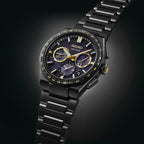 Astron Men Solar Blue Dial Chronograph Stainless Steel Watch SSH145J1