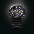 Astron Men Solar Blue Dial Chronograph Stainless Steel Watch SSH145J1