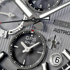 Astron Men Solar Silver Dial Chronograph Stainless Steel Watch SSH153J1