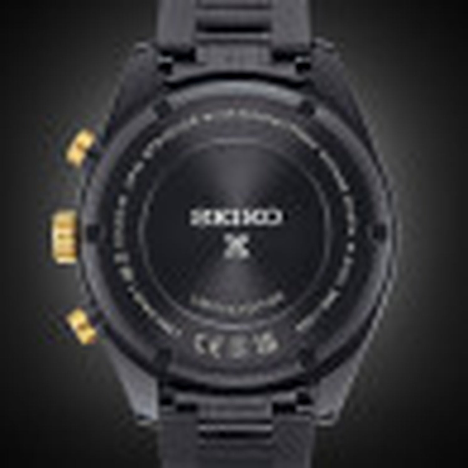 Speedtimer Men Solar Black Dial Chronograph Stainless Steel Watch SSH169J1