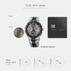 Astron Limited Edition Men GPS Solar Silver Dial Chronograph Stainless Steel Watch SSH183J1