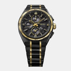 Astron 145th Anniversary Limited Edition ‘Solar Eclipse’ Men Black Dial Chronograph Titanium Watch SSH186J1