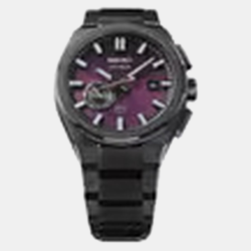 Astron GPS Solar 3X Yozakura - Cherry Blossom by night - Limited Edition Purple Dial Analog Stainless Steel Watch SSJ029J1