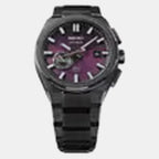 Astron GPS Solar 3X Yozakura - Cherry Blossom by night - Limited Edition Purple Dial Analog Stainless Steel Watch SSJ029J1