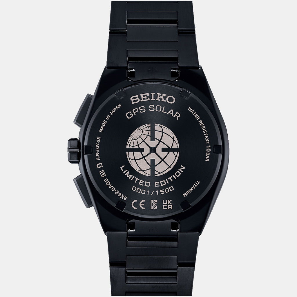 Astron GPS Solar 3X Yozakura - Cherry Blossom by night - Limited Edition Purple Dial Analog Stainless Steel Watch SSJ029J1