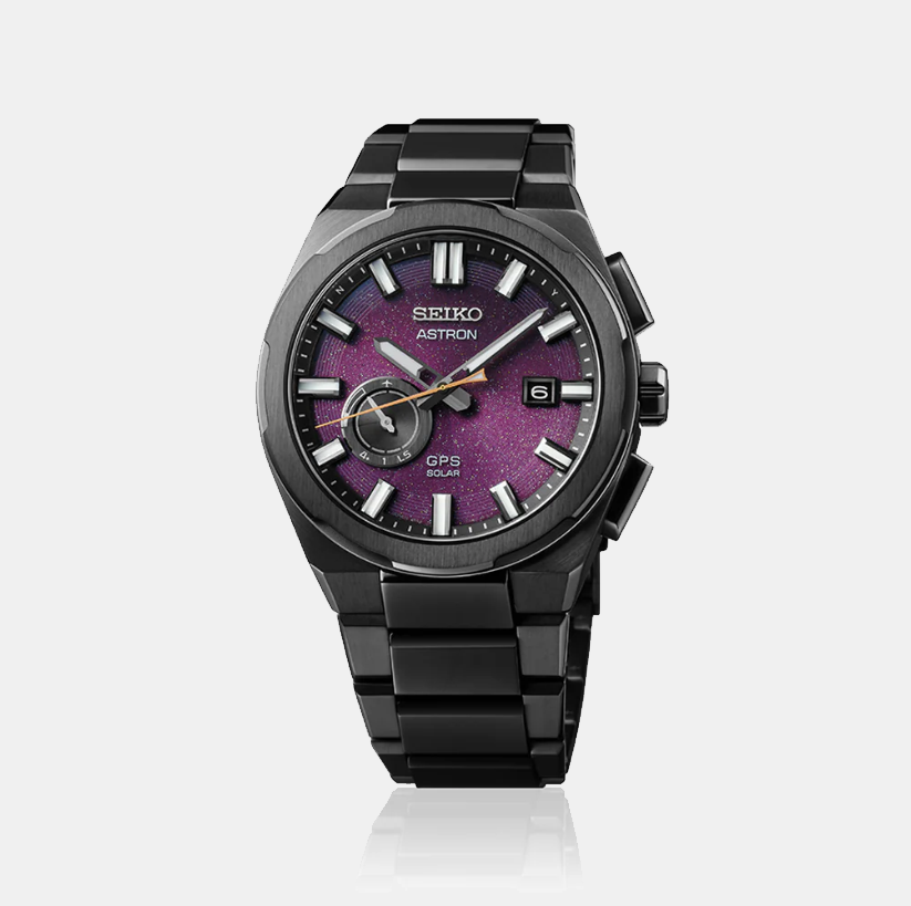Seiko Round Purple Analog watch