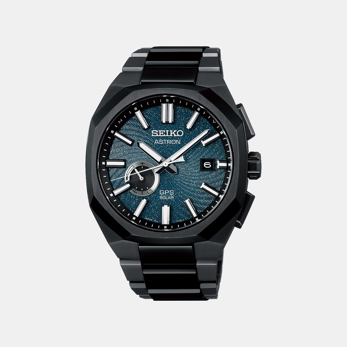 Astron Limited Edition Men Solar Blue Dial Analog Stainless Steel Watch SSJ039J1