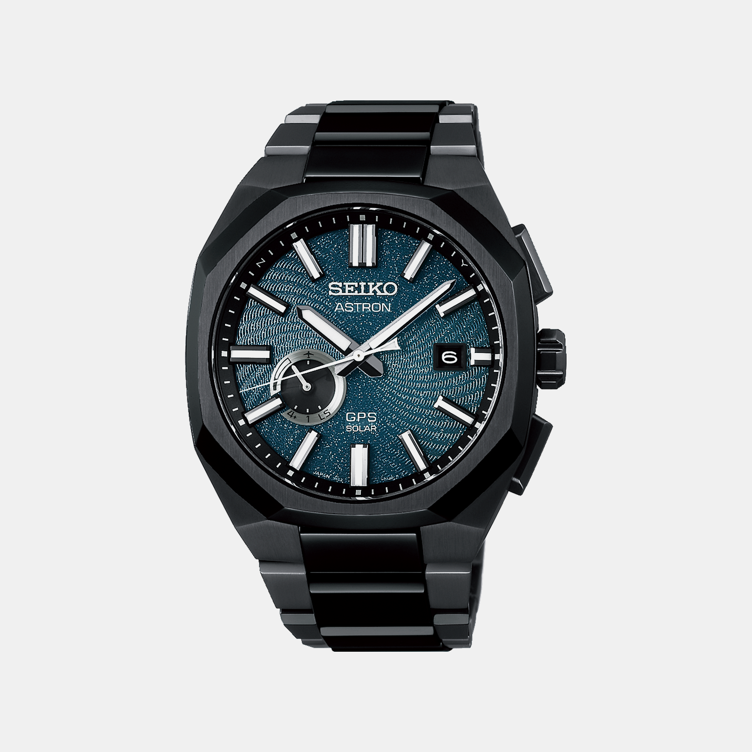 Astron GPS Solar Limited Edition Men Blue Dial Analog Stainless Steel Watch SSJ039J1