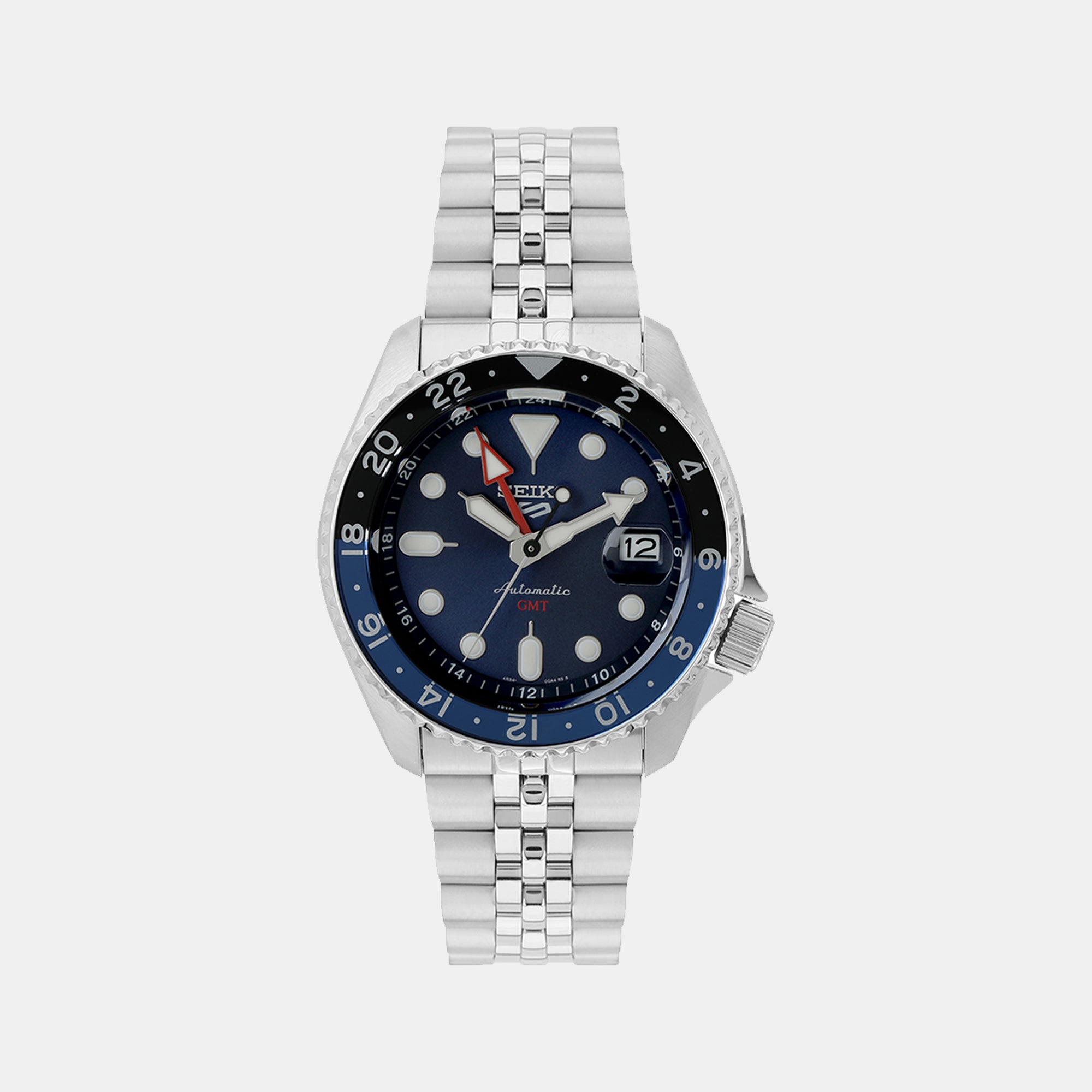 Seiko Round Blue Analog watch