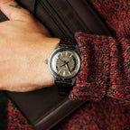Presage Men Automatic Brown Dial Analog Leather Watch SSK013J1