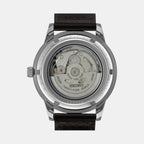 Presage Men Automatic Brown Dial Analog Leather Watch SSK013J1