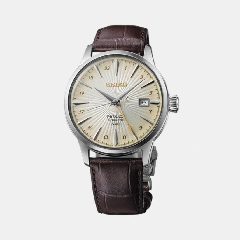 Seiko Round Gold Analog watch