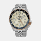 Seiko Round Yellow Analog watch